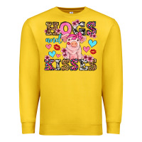 Lemon hogs and kisses pig  olivia Premium Sweatshirt - OliviaCreatesArt