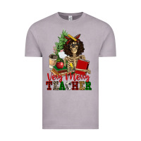 Vintage Zinc very merry teacher skeleton Vintage Tee - NancyCooperArtShop
