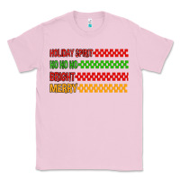 Bubblegum Pink holiday spirit hohoho bright merry Classic Tee - MaliasSmallBusiness