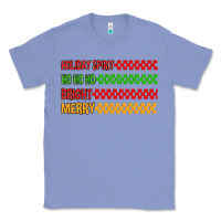 Colony Blue holiday spirit hohoho bright merry Classic Tee - MaliasSmallBusiness