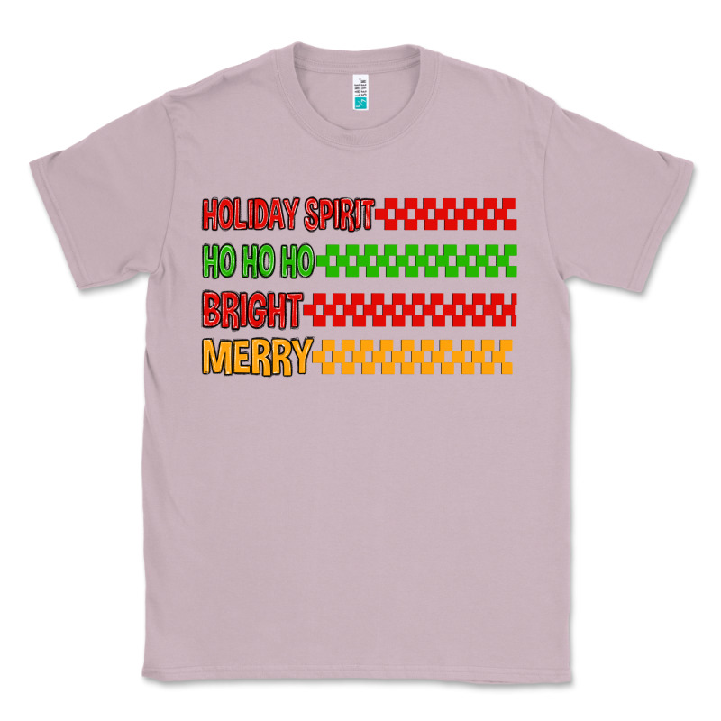 Holiday Spirit Hohoho Bright Merry Classic Tee by MaliasSmallBusiness | Teevron