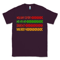Plum holiday spirit hohoho bright merry Classic Tee - MaliasSmallBusiness