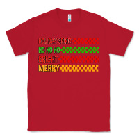 Red holiday spirit hohoho bright merry Classic Tee - MaliasSmallBusiness