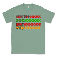 Sage holiday spirit hohoho bright merry Classic Tee - MaliasSmallBusiness