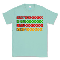 Seafoam holiday spirit hohoho bright merry Classic Tee - MaliasSmallBusiness