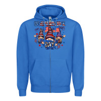 True Royal Independence Day with gnomies Zipper Hoodie - HowdyJamesFarm