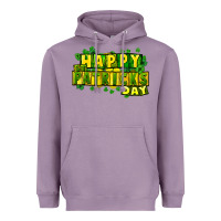 Lavender Happy St. Patrick's Day Heavyweight Hoodie - HowdyJamesFarm