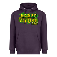 Plum Happy St. Patrick's Day Heavyweight Hoodie - HowdyJamesFarm
