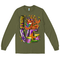Army Green Mardi Gras love Long Sleeve Tee - LillyAllenDesigns