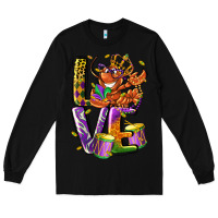 Black Mardi Gras love Long Sleeve Tee - LillyAllenDesigns