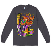 Smoke Mardi Gras love Long Sleeve Tee - LillyAllenDesigns