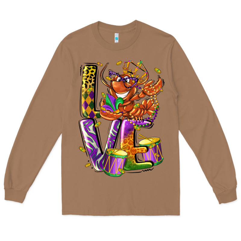 Mardi Gras Love Long Sleeve Tee by LillyAllenDesigns | Teevron