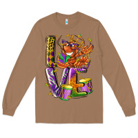 Toasted Coconut Mardi Gras love Long Sleeve Tee - LillyAllenDesigns