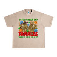 French Oak tis the season for tamales tama la la la la la la Urban Heavy Tee - MaliasSmallBusiness
