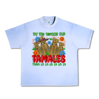 Grape Ice tis the season for tamales tama la la la la la la Urban Heavy Tee - MaliasSmallBusiness