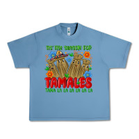 Pebble Blue tis the season for tamales tama la la la la la la Urban Heavy Tee - MaliasSmallBusiness