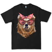 Black mama bear with glasses and bandana Premium Tee - Artiststas