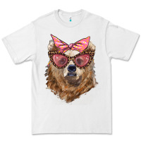 White mama bear with glasses and bandana Premium Tee - Artiststas