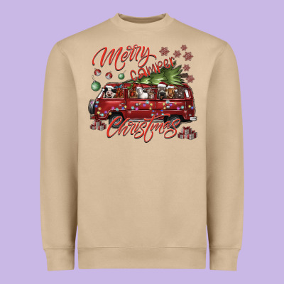 Merrycamperchristmas Heavyweight Sweatshirt Designed By Sublimationcraftshop