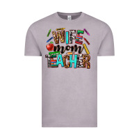 Wife Mom Teacher Vintage Tee | Teevron