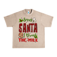 French Oak sorry santa ı drank the milk Urban Heavy Tee - MaliasSmallBusiness