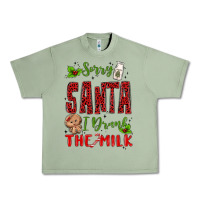 Oil Green sorry santa ı drank the milk Urban Heavy Tee - MaliasSmallBusiness