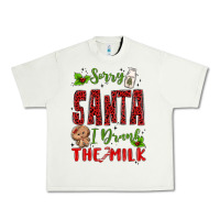 Pistachio sorry santa ı drank the milk Urban Heavy Tee - MaliasSmallBusiness