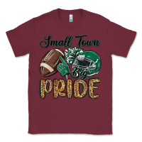 Burgundy small town big pride green Classic Tee - MaliasSmallBusiness