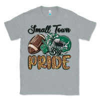 Heather Grey small town big pride green Classic Tee - MaliasSmallBusiness