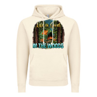 Vintage Artic life is good in the woods Vintage Hoodie - NancyCooperArtShop