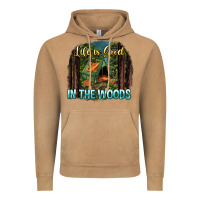 Vintage Camel life is good in the woods Vintage Hoodie - NancyCooperArtShop