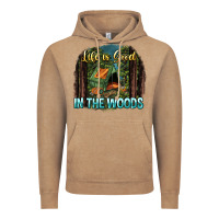 Vintage Coffee life is good in the woods Vintage Hoodie - NancyCooperArtShop