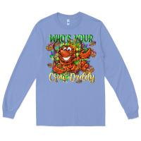 Colony Blue Who's your craw daddy Mardi Gras Long Sleeve Tee - LillyAllenDesigns