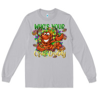 Moon Dust Who's your craw daddy Mardi Gras Long Sleeve Tee - LillyAllenDesigns