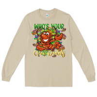 Mushroom Who's your craw daddy Mardi Gras Long Sleeve Tee - LillyAllenDesigns