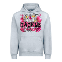 Heather Grey tackle cancer with ghosts playing football Urban Hoodie - LillyAllenDesigns