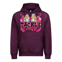 Mauve Wine tackle cancer with ghosts playing football Urban Hoodie - LillyAllenDesigns