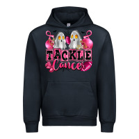 Navy tackle cancer with ghosts playing football Urban Hoodie - LillyAllenDesigns