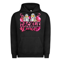 Pigment Black tackle cancer with ghosts playing football Urban Hoodie - LillyAllenDesigns