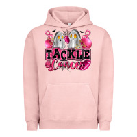 Pigment Salmon tackle cancer with ghosts playing football Urban Hoodie - LillyAllenDesigns