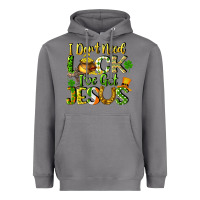 Storm I don't need luck i've got Jesus Heavyweight Hoodie - CowGirlArtShop