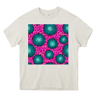 Cream floral pink leopard seamless pattern Heavy Core Tee - BundleAndBundleShop