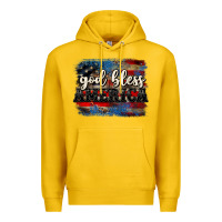 Lemon God bless America  4th of July Premium Hoodie - CowGirlArtShop