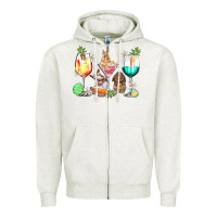 Oatmeal Heather Easter wine glasses Easter Day Zipper Hoodie - HowdyJamesFarm