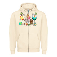 Sandshell Easter wine glasses Easter Day Zipper Hoodie - HowdyJamesFarm