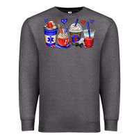 Charcoal Heather emt emergency medical technician coffee cups Premium Sweatshirt - OliviaCreatesArt