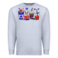 Heather Grey emt emergency medical technician coffee cups Premium Sweatshirt - OliviaCreatesArt