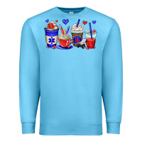 Ocean Blue emt emergency medical technician coffee cups Premium Sweatshirt - OliviaCreatesArt