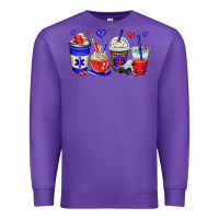 Purple emt emergency medical technician coffee cups Premium Sweatshirt - OliviaCreatesArt