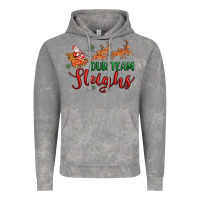 Cloud Rock our team sleigh Vintage Hoodie - MaliasSmallBusiness